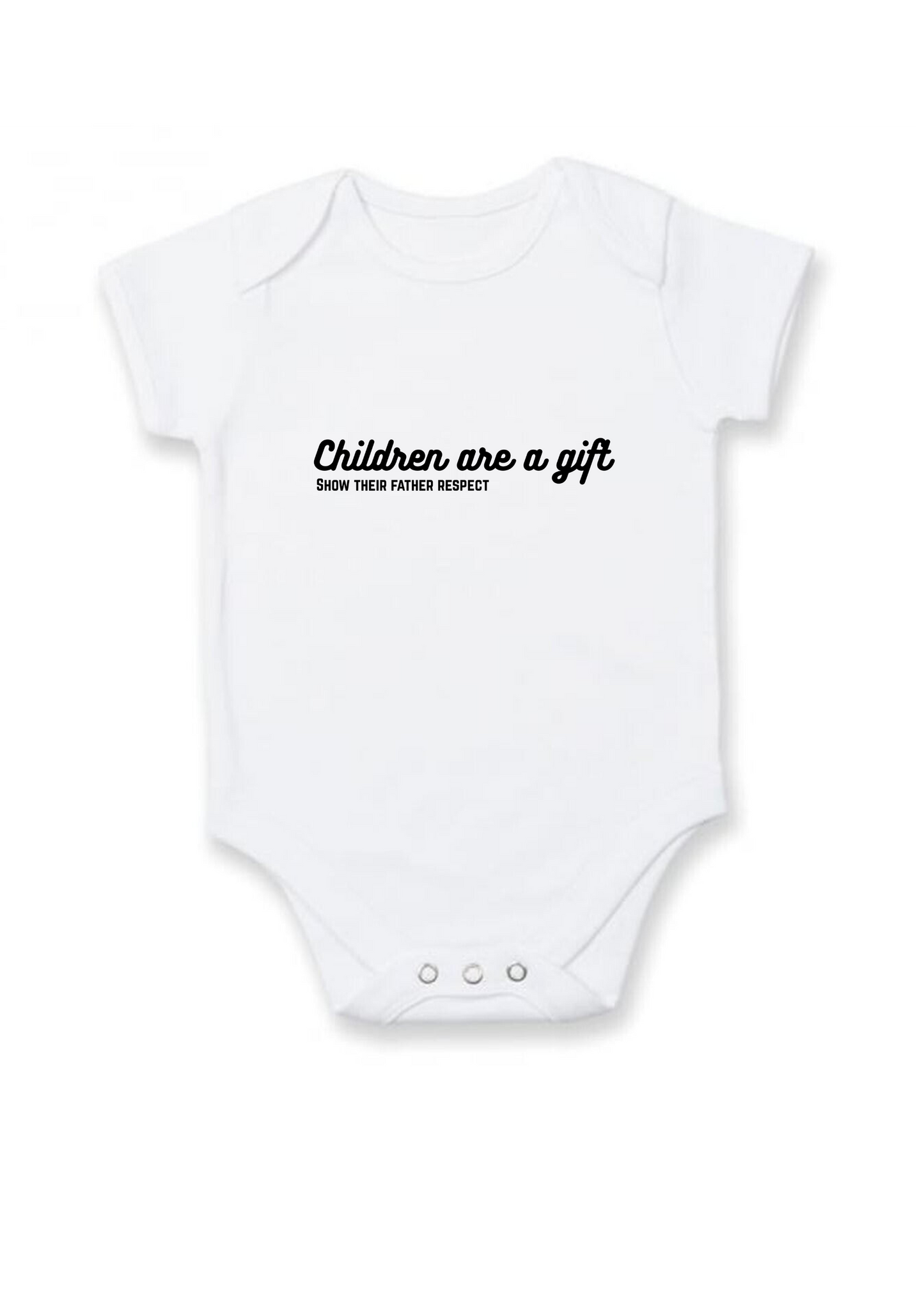 Children are a gift - baby grow boy (Copy)