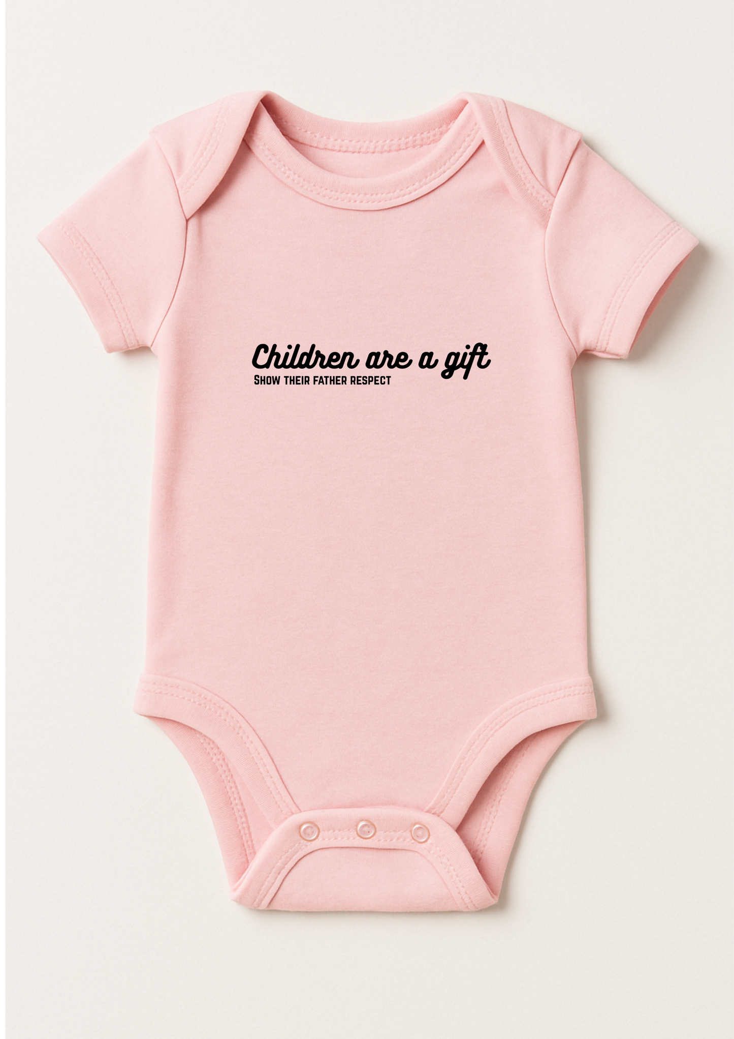 Children are a gift - baby grow boy (Copy)
