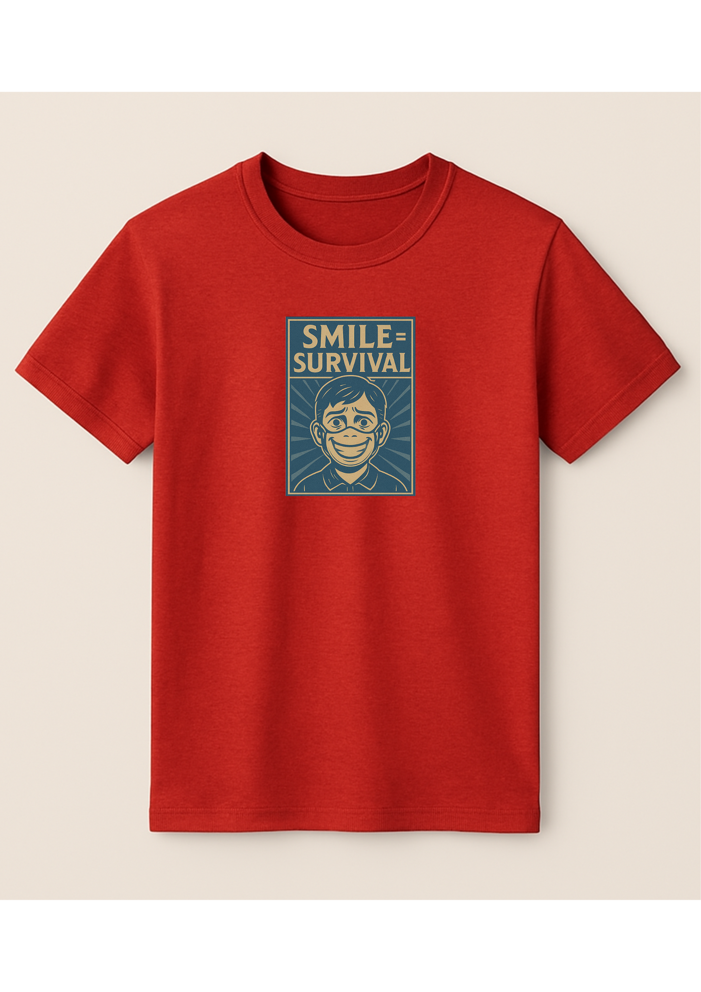 Boys T-shirt - Smile=Survive