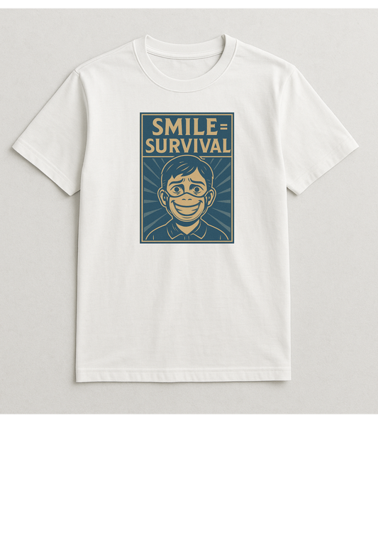 Boys T-shirt - Smile=Survive