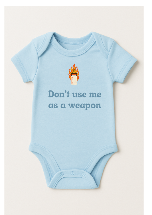 Don't use me as a weapon - boy