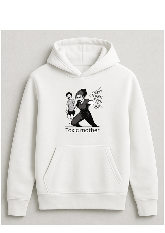 Hoodie - Toxic mother (court)