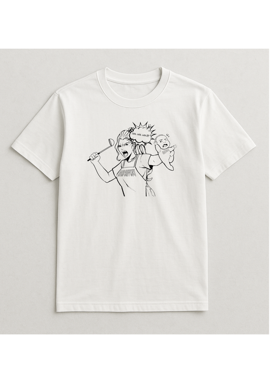 Crazy mum with baby - Tshirt (Kids)