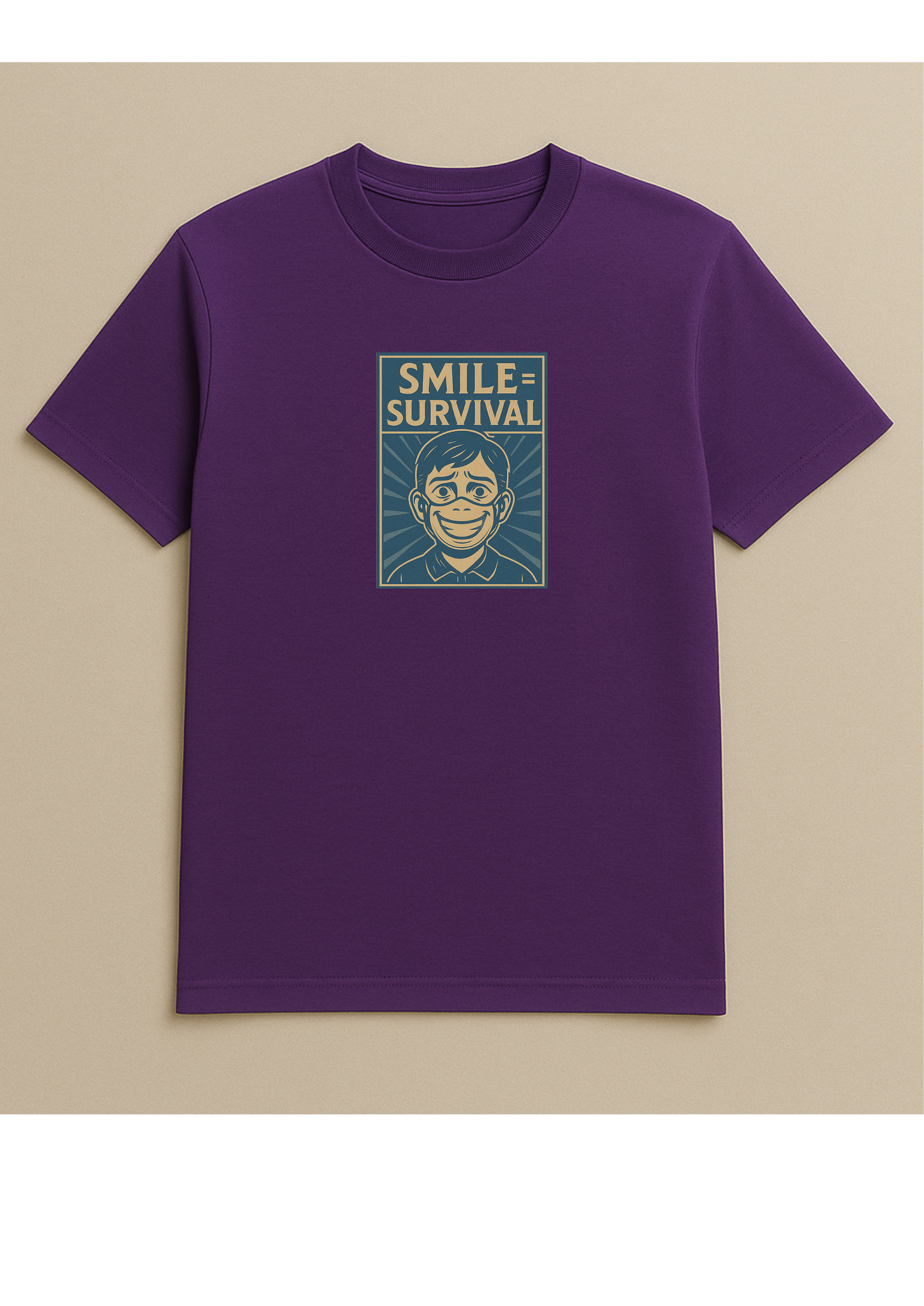 Boys T-shirt - Smile=Survive
